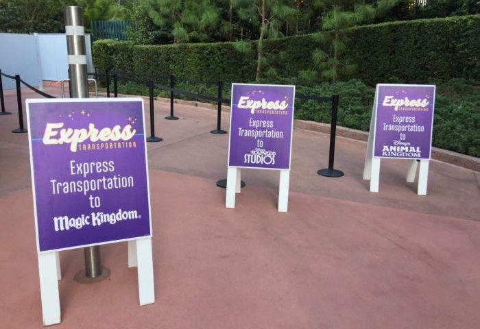 Express Transportation Service Discontinued