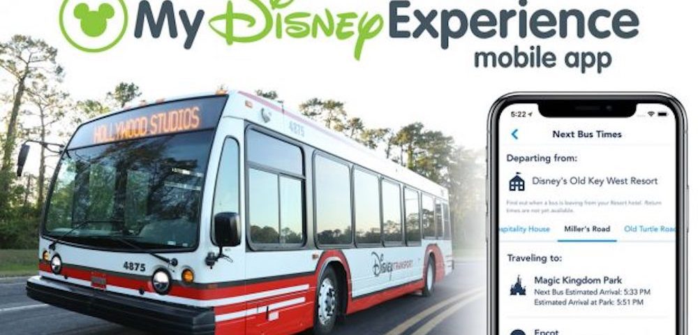 Bus Times in My Disney Experience App