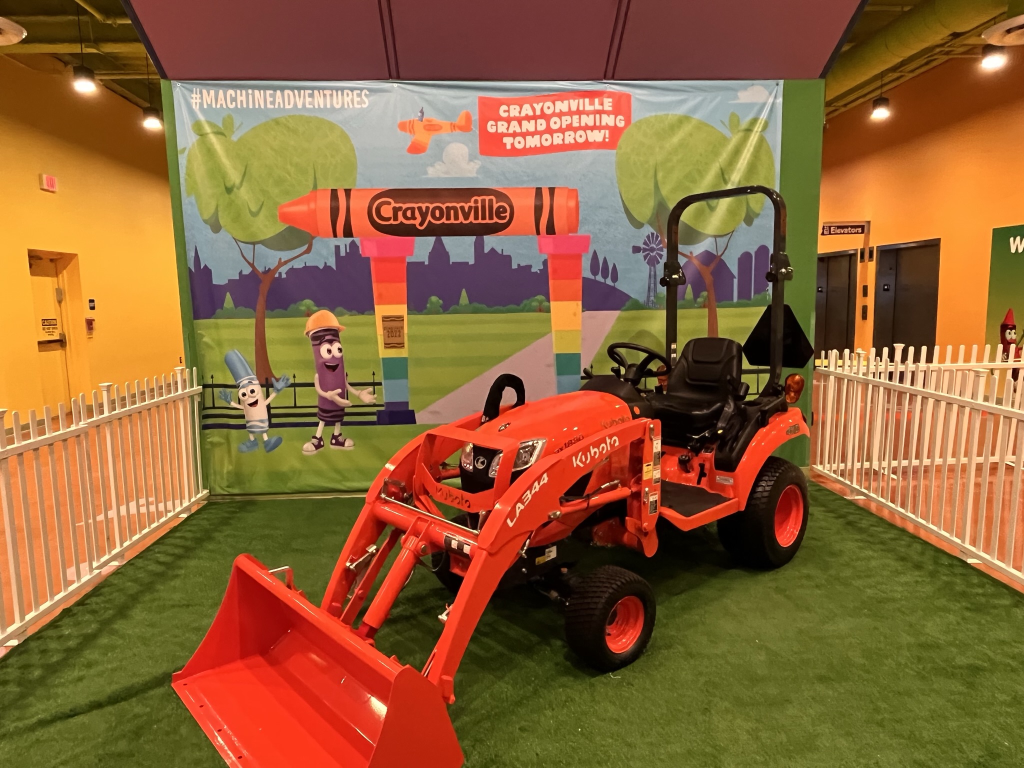 Kubota Machine Adventures At Crayola Experience